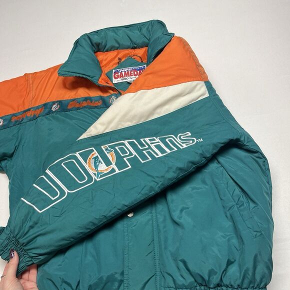 Vintage Miami Dolphins Jacket NFL Gameday Football - Picture 4 of 14